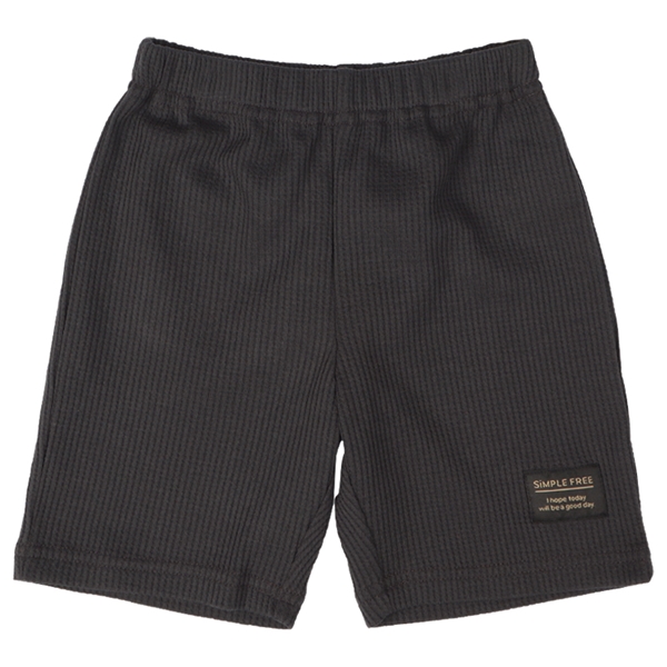 【SALE】[ベビー]ショートパンツ　ワッフル　チャコールグレー チャコールグレー 70cm