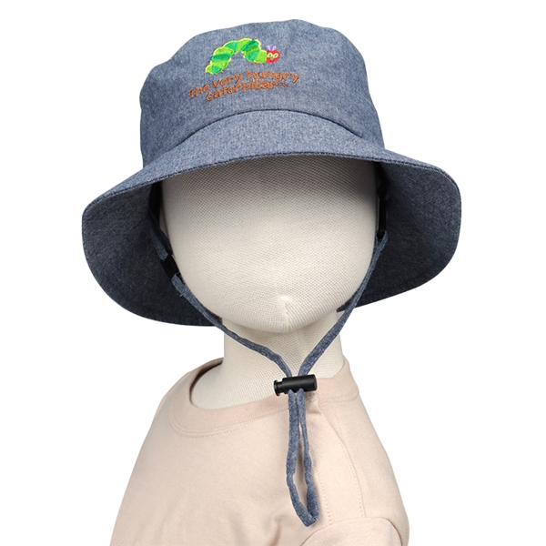 【SALE】[48・50cm]帽子　はらぺこあおむし　ネイビー ネイビー 50cm