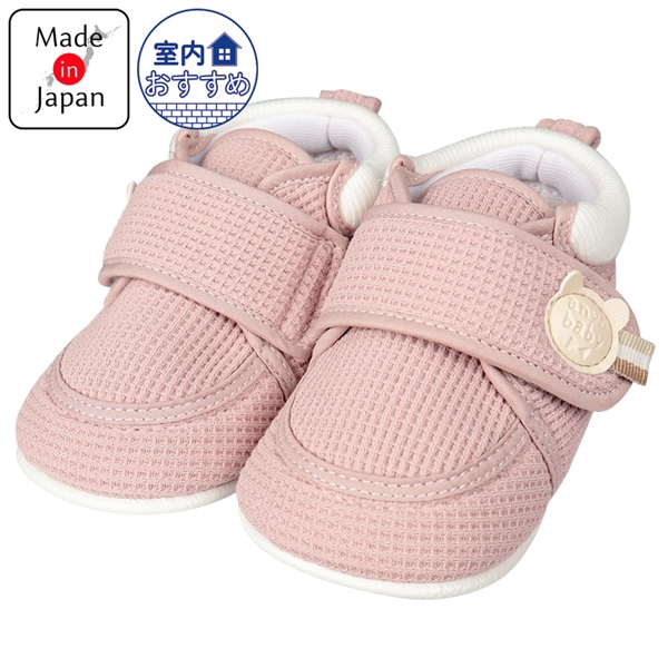 [11.0～12.5cm]ファーストシューズ　ワッフル　ピンク ピンク 11.5cm