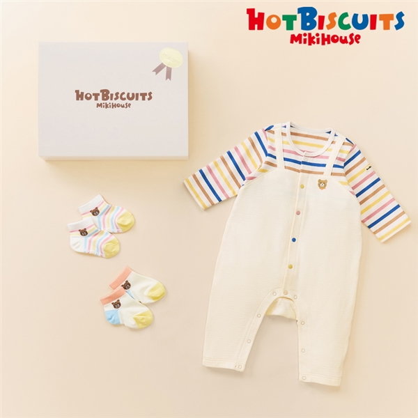 [ギフト] カバーオール＆ソックスセット【BOX付き】 マルチカラー マルチカラー 70cm
