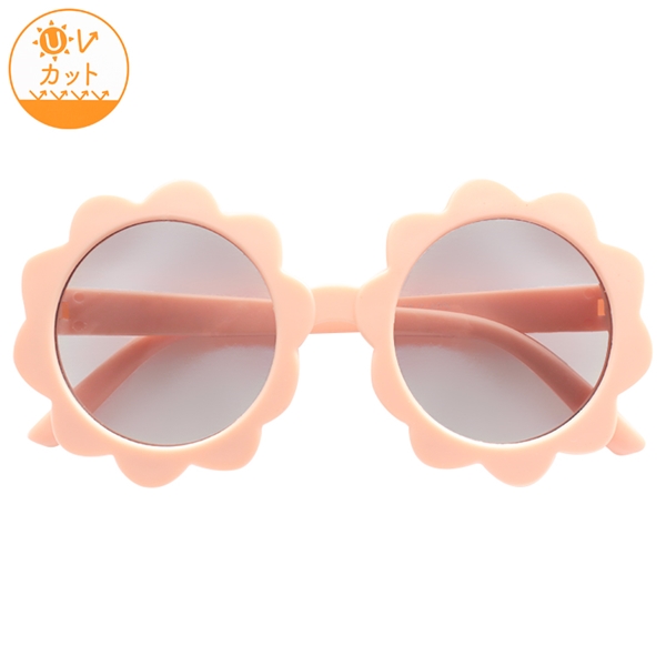 ＊キッズサングラス花型　ピンク ピンク F