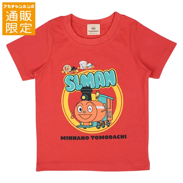 【通販限定】[ベビー]半袖Ｔシャツ　アンパンマン　ＳＬ　レッド レッド 80cm