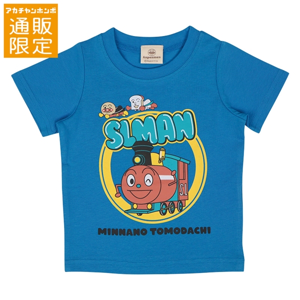 【通販限定】[ベビー]半袖Ｔシャツ　アンパンマン　ＳＬ　ブルー ブルー 80cm