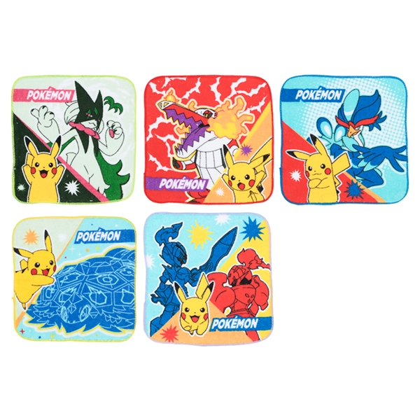 プチタオル5P25 ポケモン O4628 16x16cm