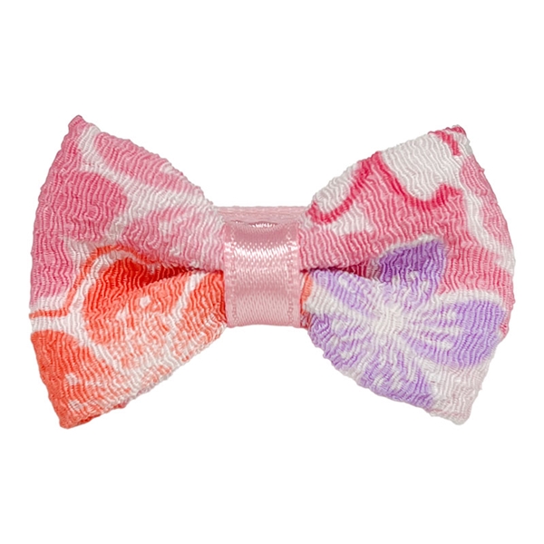 和柄クリップ リボン ピンク 滑り止め加工 ピンク