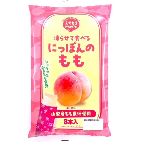 にっぽんの もも アイスゼリー