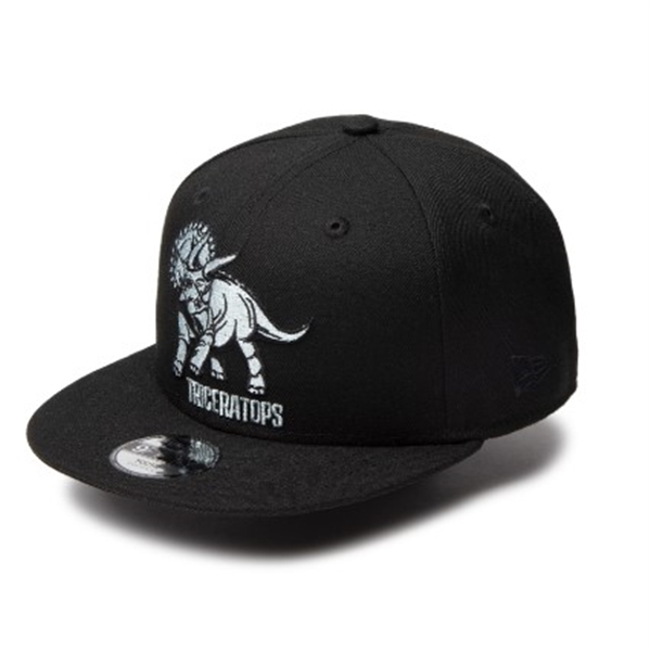 [52~56cm]ニューエラ子供帽子トリケラトプス　ブラック ブラック 52~56cm