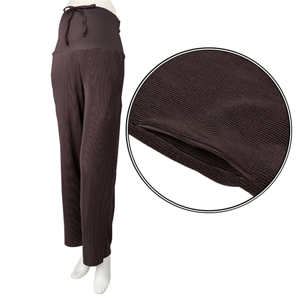 【SALE】セルフチョキチョキ細プリーツパンツ ブラウン ブラウン L
