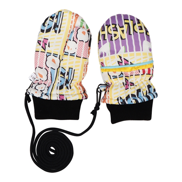 ナイロンミトンアメコミ柄 イエロー シューズ・レイングッズ・帽子・ファッション小物 帽子・バッグ・ファッション小物 手袋・ミトン・マフラー 赤ちゃん本舗(アカチャンホンポ)