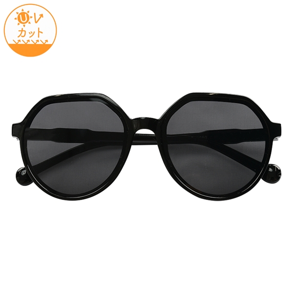 ファッション用グラス ブラック ブラック F