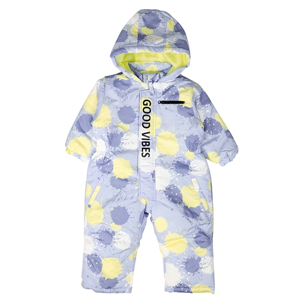 [ベビー]タイダイペイント風ジャンプスーツ　パープル パープル 80cm