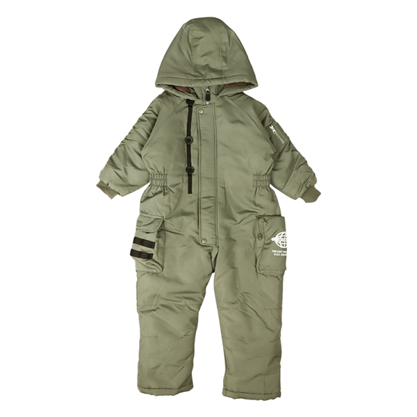 [キッズ]N-3B風ジャンプスーツ　カーキ カーキ 110cm