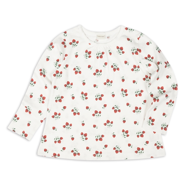 [キッズ]長袖　Ｔシャツ　総柄　ピンク ピンク 110cm