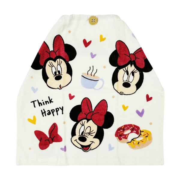 おりこうタオル２６　シルキー　ミニー　３４ｘ３５ｃｍ