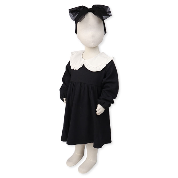 再値下!!【SALE】魔女ワンピース ハロウィン ブラック 80～90cm