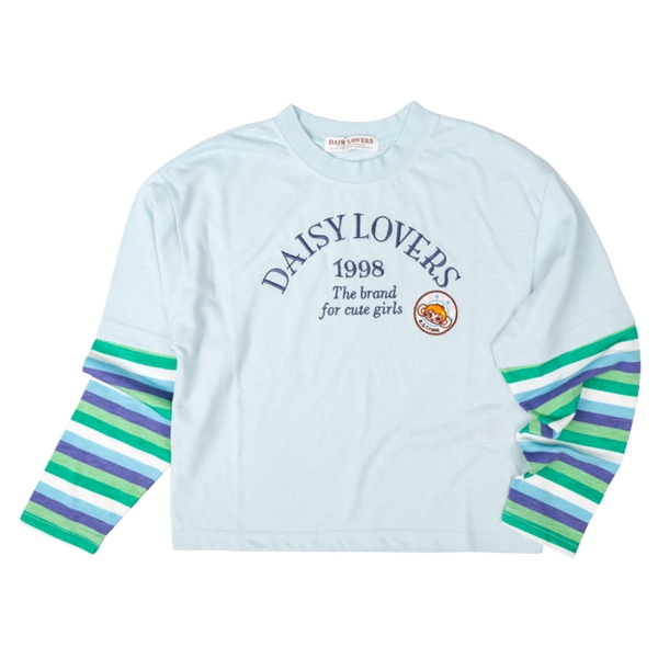 [130~150cm]長袖Ｔシャツ　ＤＡＩＳＹ　ＬＯＶＥＲＳ(デイジーラバーズ）　サックス サックス 130cm