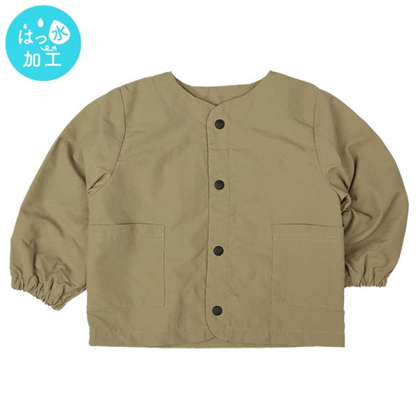【SALE】[ベビー]はっ水ノーカラージャケット　ベージュ ベージュ 95cm