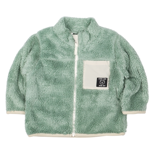 [ベビー]フリースジャケット　グリーン グリーン 70cm