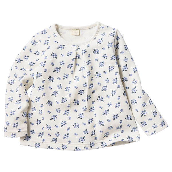 [キッズ]長袖　トレーナー　総柄　パープル パープル 110cm