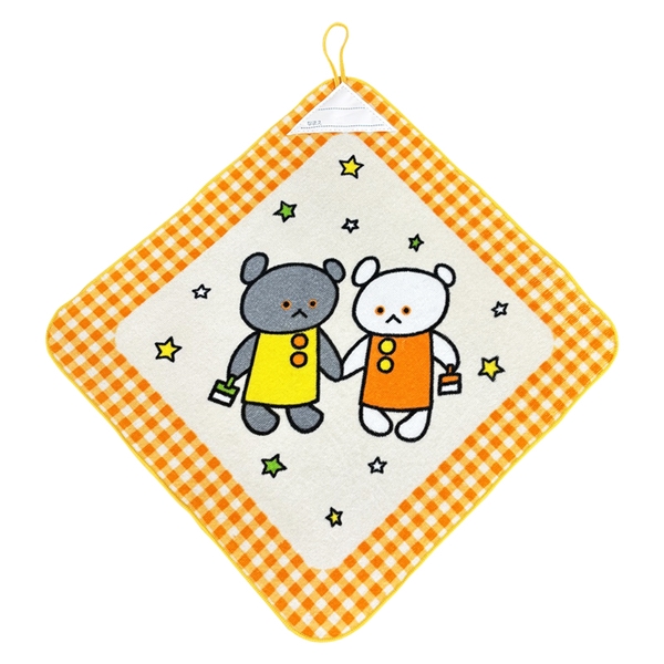 ループ付きタオル26 こぐまちゃん だいすき 34x34cm