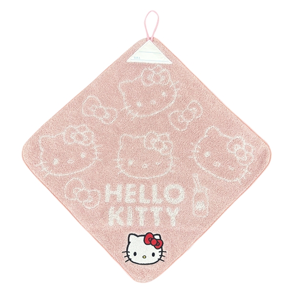 ループ付きタオル26 ハローキティ スタンダード 34x34cm