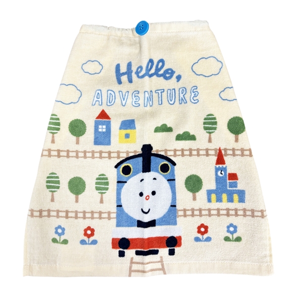 おりこうタオル２６　ツムパパｘトーマス　ハローアドベンチャー　３４ｘ３５ｃｍ