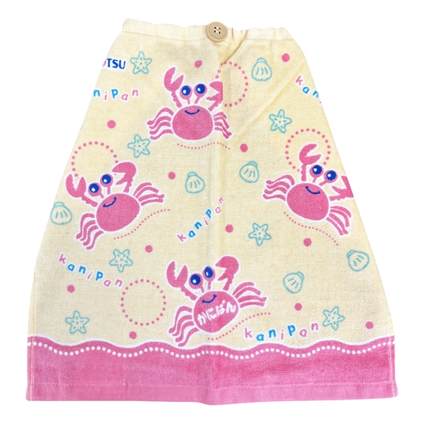 おりこうタオル２６　おかし　かにぱん　３４ｘ３５ｃｍ