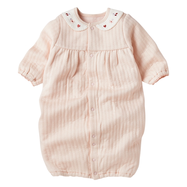 新生児 長袖ドレスオール ふんわり あったか ピーチ 新生児肌着・ベビー肌着・子ども肌着・パジャマ・おへや着 新生児・乳児(50〜80cm)ドレスオール(ツーウェイオール) 赤ちゃん本舗(アカチャンホンポ)