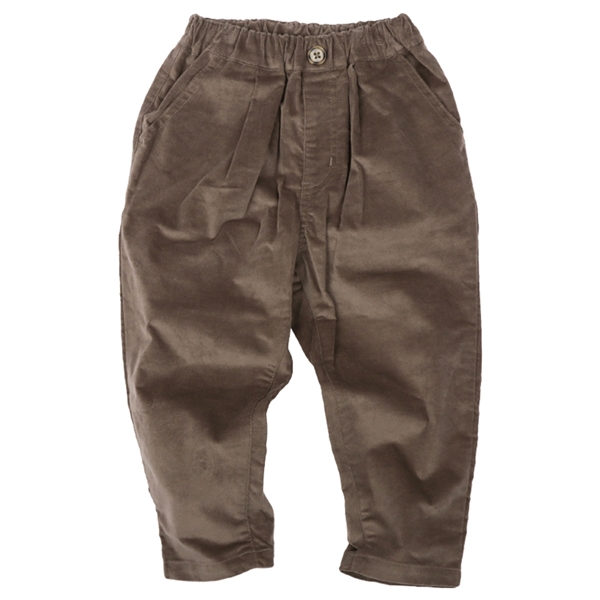 [ベビー]タックパンツ ブラウン ブラウン 80cm
