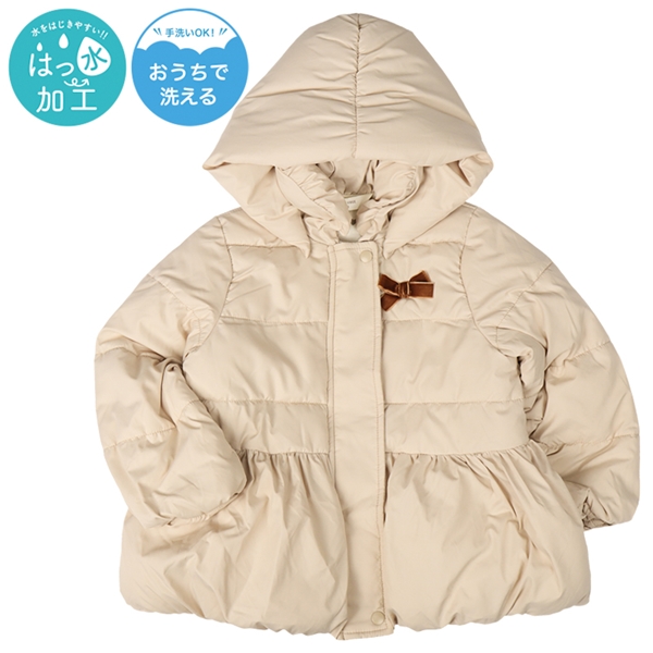 [キッズ]中綿ジャケット　バルーン　ベージュ ベージュ 120cm