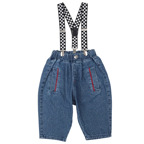 【SALE】[ベビー]サスペンダー付きパンツ　ＰＣＨＹ ブルー ブルー 80cm