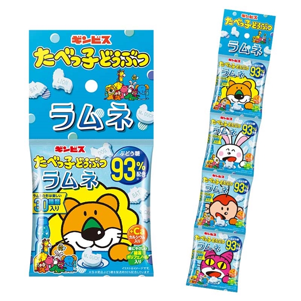 吊り下げ菓子 たべっ子どうぶつ ラムネ 4連