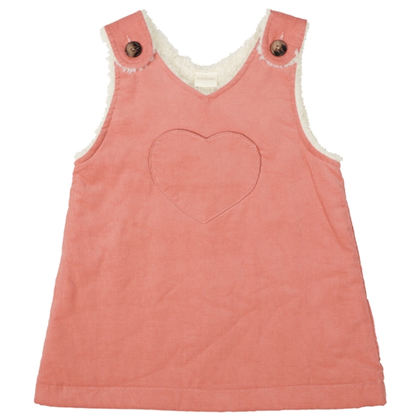 【SALE】[ベビー]ジャンパースカート　裏ボア ピンク ピンク 70cm