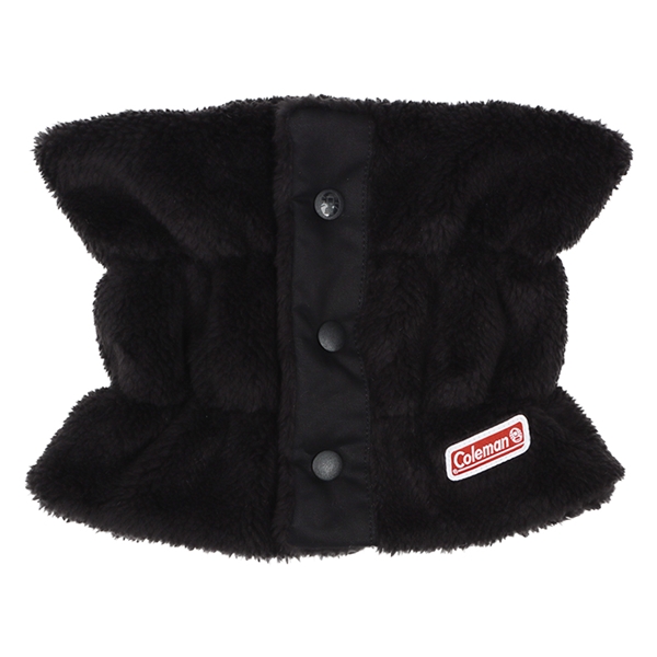 コールマンボア前ボタンネック ブラック シューズ・レイングッズ・帽子・ファッション小物 帽子・バッグ・ファッション小物 手袋・ミトン・マフラー 赤ちゃん本舗(アカチャンホンポ)
