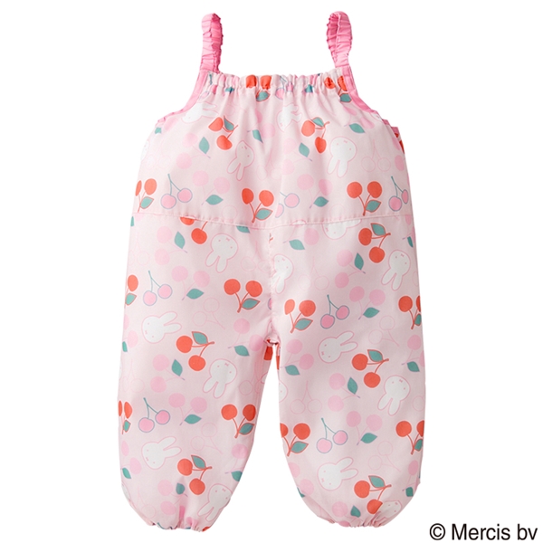 袖なし砂場着　ミッフィーチェリー　ピンク ピンク 80~90cm