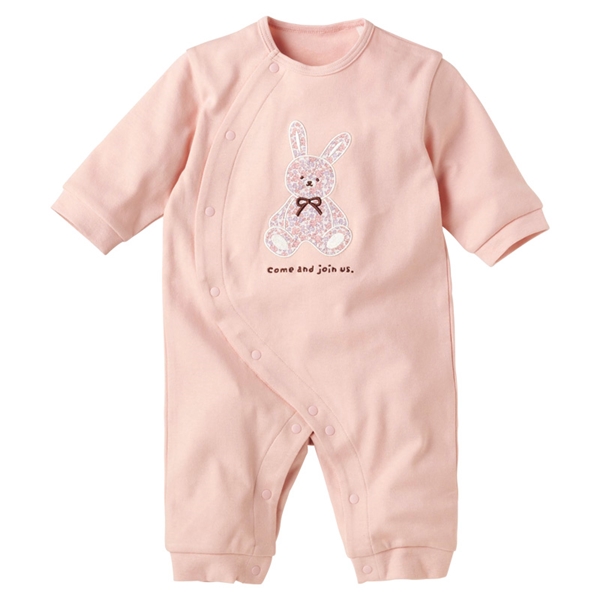 長袖　プレオール　アップリケ ピンク ピンク 60cm