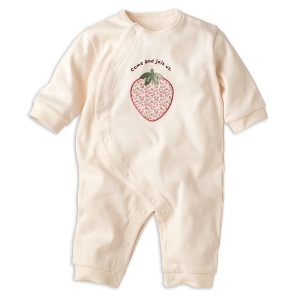 長袖　プレオール　アップリケ アイボリー アイボリー 60cm