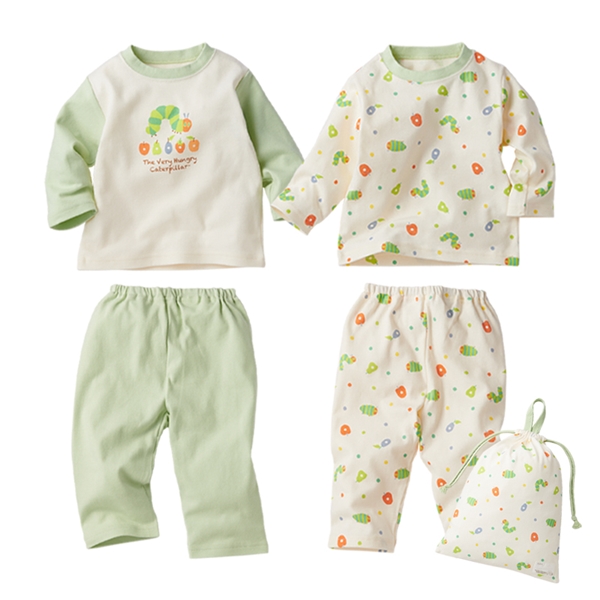 [お楽しみ袋]パジャマセット　はらぺこあおむし　グリーン[入荷案内受付中] グリーン 80cm