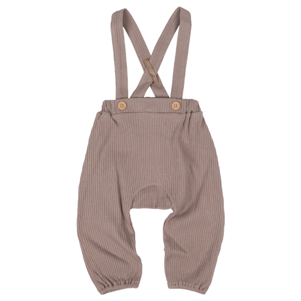 サスペンダー付パンツ　ブラウン ブラウン 70cm