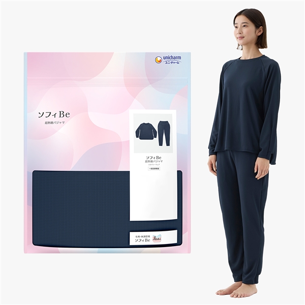 ソフィＢｅ超熟睡パジャマ　ネイビーｘネイビー[入荷案内受付中] ネイビー M