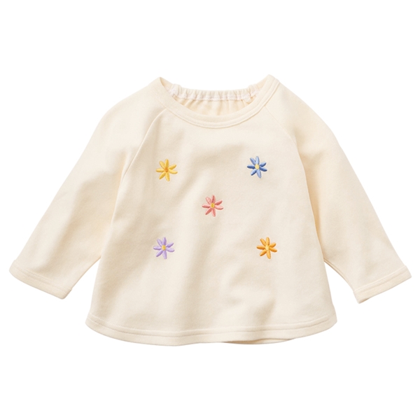 はじめてセパレートトップス　刺しゅう　アイボリー アイボリー 60~70cm