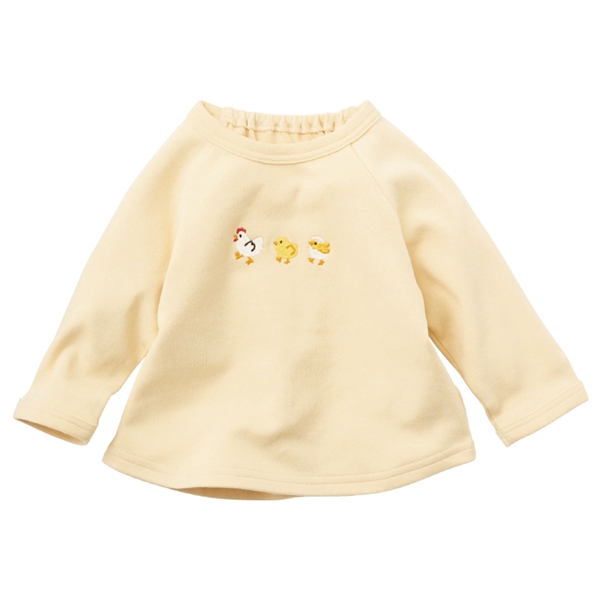 はじめてセパレートトップス　刺しゅう　イエロー イエロー 60~70cm