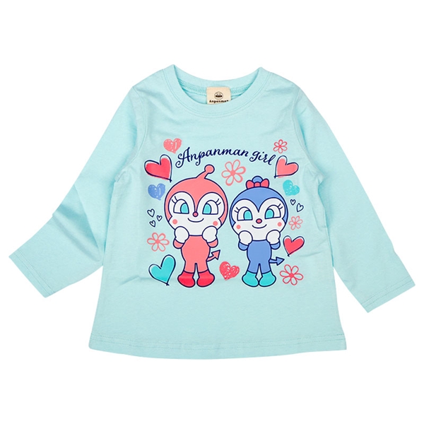 [キッズ]長袖Ｔシャツ　アンパンマン サックス サックス 100cm