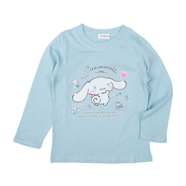 [キッズ]長袖Ｔシャツ　シナモロール サックス サックス 100cm