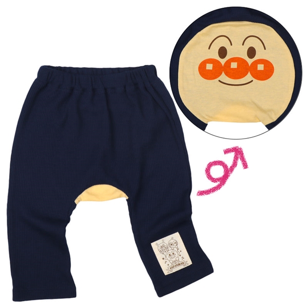 モンキーパンツ　アンパンマン ネイビー ネイビー 80cm