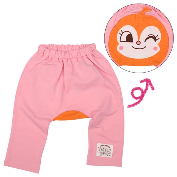モンキーパンツ　アンパンマン ピンク ピンク 80cm