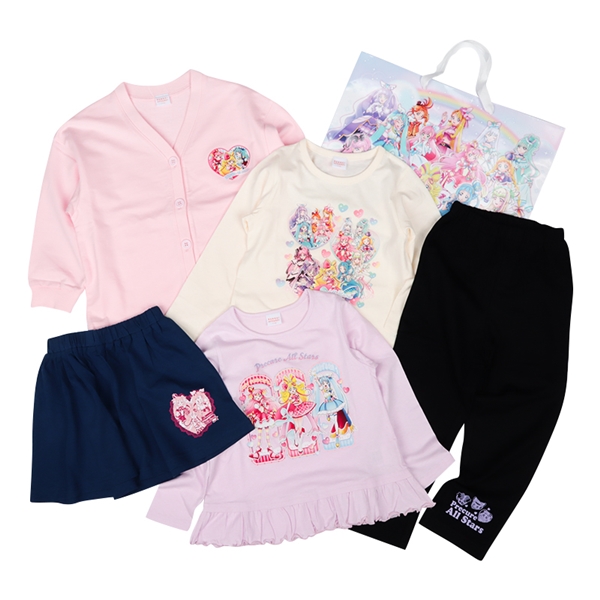 [お楽しみ袋]コーディネートセット　プリキュア ピンク 100cm