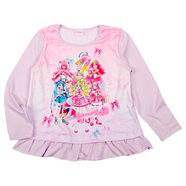 [キッズ]長袖Ｔシャツ　プリキュア　パープル パープル 100cm