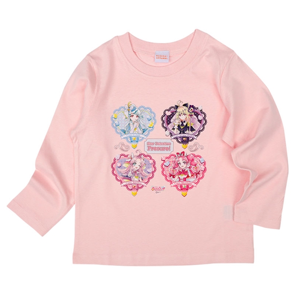 [キッズ]長袖Ｔシャツ　名探偵プリキュア!　ピンク ピンク 100cm