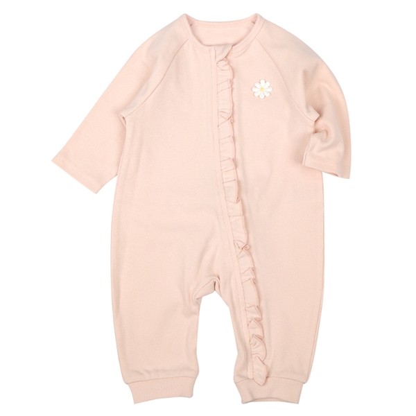 お着替えかんたんオール　ジッパー付　ピンク ピンク 60~70cm